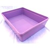 Instrument tray – 19cm x 14cm x 5.5cm. polypropylene (Purple)