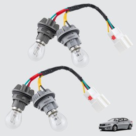 2Pcs 92451-4C500 Rear Tail Light Bulb Socket and Wire Harness Compatible with Kia Optima 2014 2015 924514C500