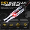 Heavy Duty 5-90V Digital LED Circuit Tester, Auto Bidirectional Light