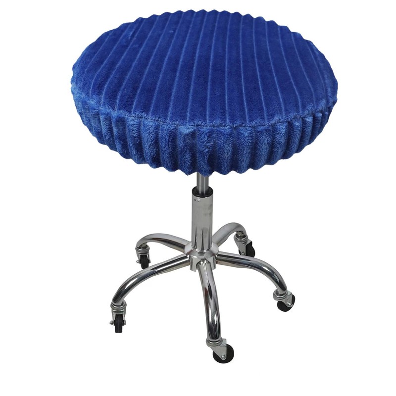 Shukii Bar Stool Covers 2 Pack - Soft Round Seat