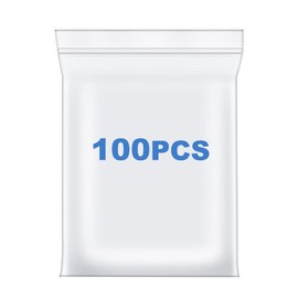 Somoga 100 Uds 8 "X 10" De Espesor 2,4 Mil Bolsas De Polietileno Con Cremallera Transparente Bolsas De Plástico Con Cierre Hermético Con Cremallera Impresiones Tarjetas Fotográficas Aperitivos Semilla