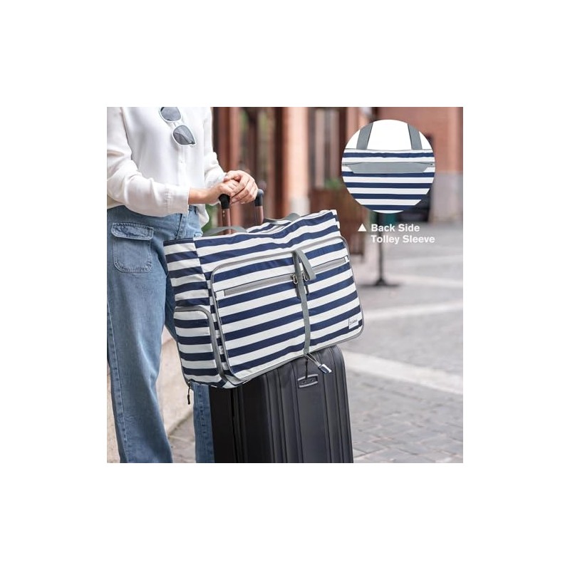 G4Free Extra Large Beach Tote Bags Foldable Beach Bag with