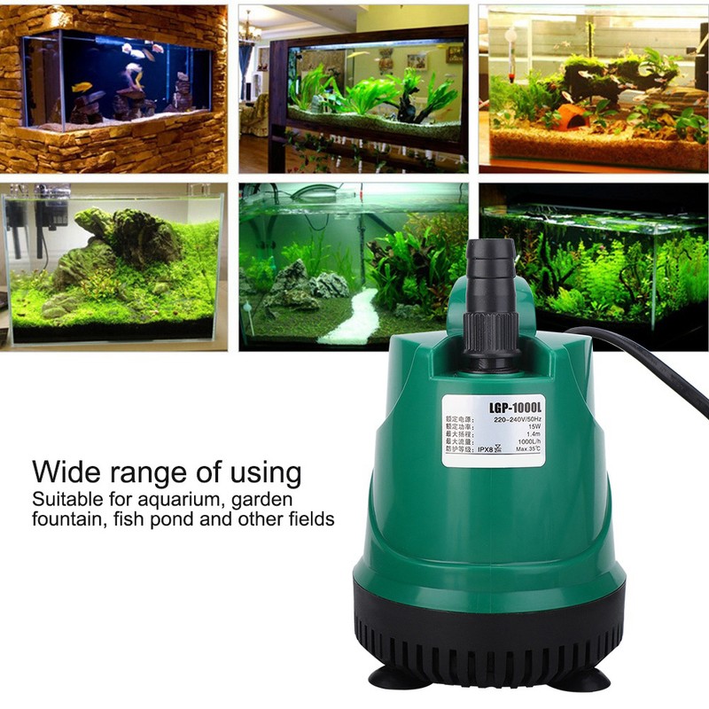 Multifunction Fish Tank Aquarium Mini Mute Submersible Bottom Suction Water