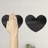 BOXOB Hair Catcher Shower Wall, Heart Shape Shower Hair Grabber