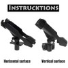 Croch 2 Pcs Adjustable Fishing Rod Holder for Boat and