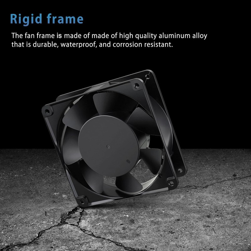 GDSTIME AXIAL Fan 12038, 110V 120V AC 120mm x 38mm