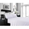Tribeca Living MF110DPSSTWWH Solid Deep Pocket Sheet Set, Twin, White