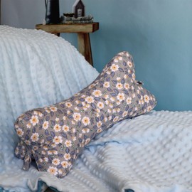 Neck & Cervical Pillows Dog Bone Shaped Travel Neck Pillows With Washable Removable Cover Have Loops On Either End For Car Bus Truck Driving Comfort Head Rest Support Neck Chiropractic Pillow ( Color