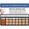 Compression Socks, 20-30 mmHg Graduated Knee-Hi Compression Stockings for Unisex,