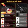 Grill Brush Bristle Free, Replaceable Outdoor BBQ Cleaning Head (No