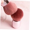 Minkissy 2sets Artificial Fiber Makeup Brush Blush Brush Portable Comfortable