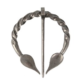 Vintage Viking Brooch Pin Lapel for Women Men Cloak Scarf Shawl Buckle Clasp Pin Brooches Penannular Brooch and Pin Sets Jewelry, Metal, rhinestone