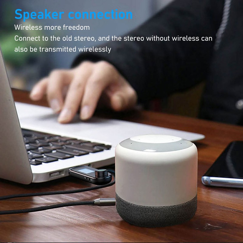 Bluetooth Transmitter Receiver Multifunctional 3D Stereo Sound Built in Mic