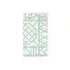 Caspari Bamboo Screen Robin's Egg Paper Linen Guest Towel Napkins