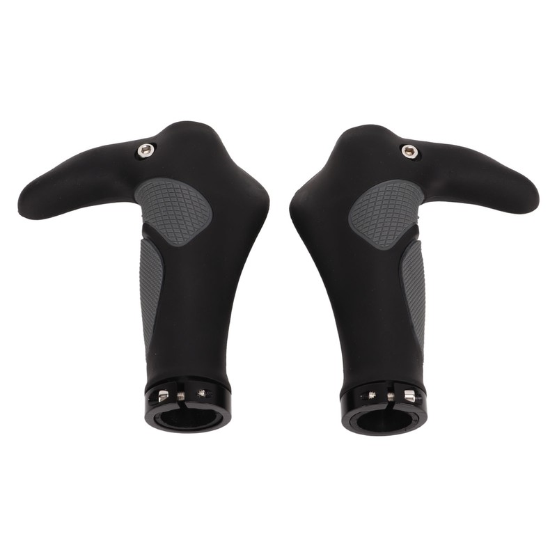 2Pcs Bike Handlebar Grips TPR Rubber Ergonomic Slip Prevention Replacement
