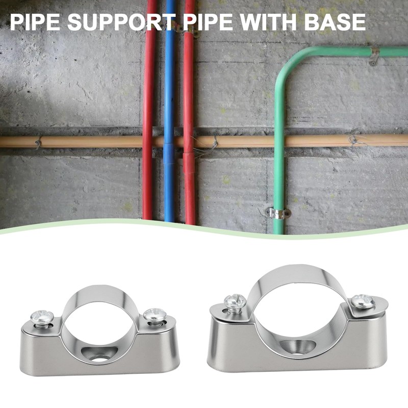 VGOL 40Pcs Pipe Support Pipe Bracket Clamp Saddle Clip Wall