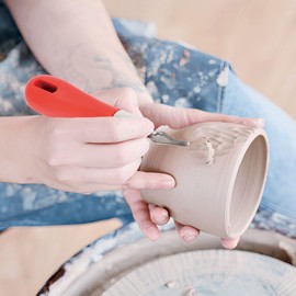 Leopacat Lino Cutter, Linoleum Cutter Set Linoleum Carving Tools Block Cutter Print Graphic Carving Cutter with 6 Blades for Block Printing Stamp Carving Crafts