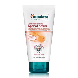 Himalaya Gentle Exfoliating Apricot Scrub with Vitamin-E, Exfoliates Dead Skin Cells 5.07oz/150ml