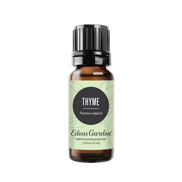 Edens Garden Thyme Essential Oil, 100% Pure Therapeutic Grade (Undiluted Natural/Homeopathic Aromatherapy Scented Essential Oil Singles) 10 ml
