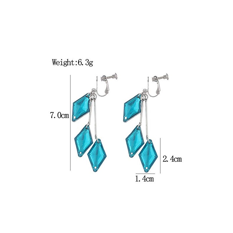Sakilor Twisted Wonderland Twisted Jade Reach Floyd Leach Earrings Cosplay