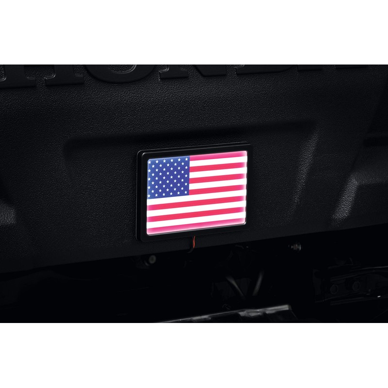 Kuryakyn 2892 Motorcycle Lighting Accessory: Freedom Flag LED Light Kit,