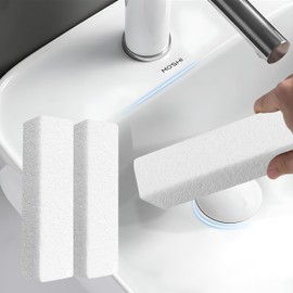 Pewfugu 2ps Long Handle Advanced Toilet Bowl Cleaner with Pumice Stone - Perfect Household Toilet Cleaners for a Better Life (White D)