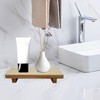 B Baosity Wood Pedestal Stand Wooden Riser Stand Multipurpose Soap