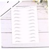 Beavorty Eyebrow Stencil Kit Hair-like Simulation Stickers Makeup Tools Curved