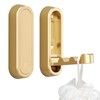 Gyinere 2 Pcs Folding Coat Hooks,Folding Coat Hook,Folding Wall Hooks,Hooks,Gold