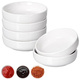 Ceramic Sauce Dishes Set for Dipping, Appetizers or Spices, Stackable and Durable, Ideal for Home Kitchen or Restaurants