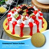 ANSSDO 12 Packs Thick Cake Drums, Greaseproof 8 inch Assorted