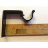 Black Bracket for 1 inch Iron Drapery Rod - Hardware