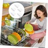 jojofuny Wd12x10304 Dishwasher Stopper Clip 5pcs Dishwasher Rack Slide End