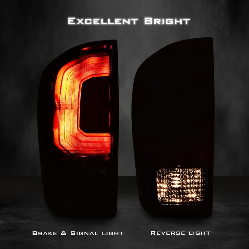 G-PLUS TRD PRO Tail Light Lamp Assembly w/Bulbs Compatible with