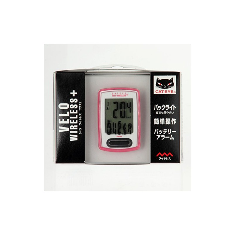 Cat Eye 094274 Velo Wireless Plus CC-VT235W Pink Velo Wireless