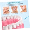 Ipetboom 2sets 400 Pcs Interdental Floss Picks Dual Use Cleaning