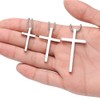 Ursteel Cross Necklace for Boys, Mens Cross Necklaces Stainless Steel