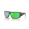 Native Men's XD9021 Sightcaster Square Sunglasses, Matte Smoke Crystal/Green Mirrored