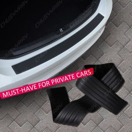 syjiip Rubber Rear Bumper Protector Trim Strip Car Trunk Sill Guard Scratch Pad