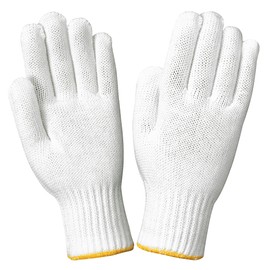 PartsBroz Comfort-Fit Cotton Work Gloves | Breathable & Reusable | One Size Fits Most | 1 Pair (Model PB-48)