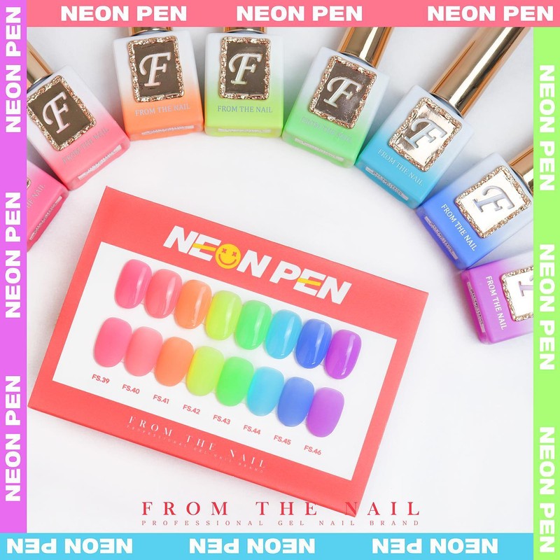 From the Nail Neon Pen Syrup Gel 8-piece set /