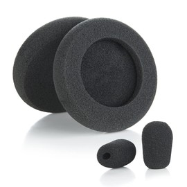 Sumugaric Headphone Earpads Replacement Foam Cushions with Ear Mic Compatible with VXI BlueParrott B250-XT B250-XTS Headset Accessories
