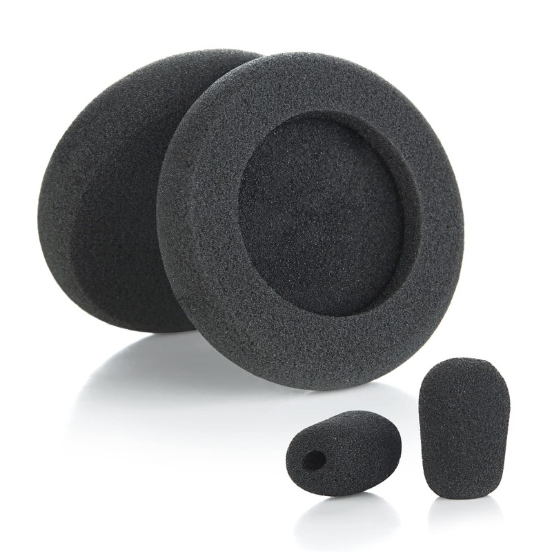 Sumugaric Headphone Earpads Replacement Foam Cushions with Ear Mic Compatible