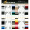 Sharpline 11/16" x 150' Sharpline Products Silve 5 Line One Color Pin-Stripe On Clear
