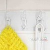 Attached 6-hole hook, kitchen hook, kitchen ladle holder, sink hook, sink holder Cooking utensil rack 4ea