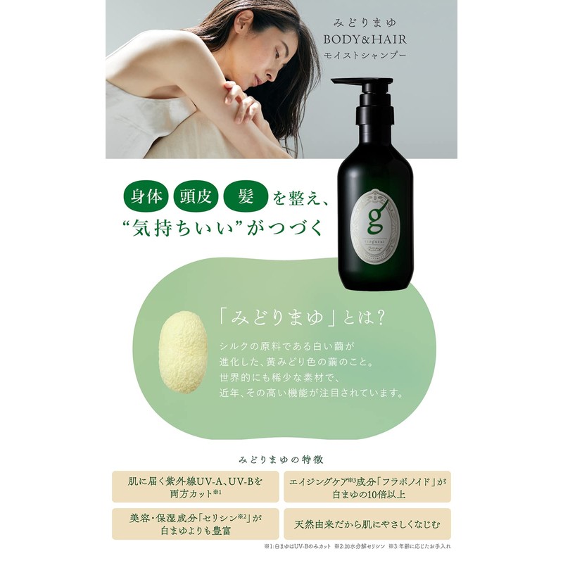 Itoguchi Midori Mayu Body & HAIR Moist Shampoo Refill (99.6%