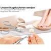 Premium Nail/Toenail Scissors Ergonomic Curved Side 9.5 cm