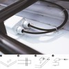Solar Roof Duct 2-Way Waterproof Solar Cable Guide Roof Guide