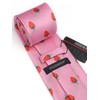 HISDERN Men's Ties Animal Pattern Tie Pocket Square Wedding Business