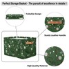 OMFUNS Sports Golf Rectangle Storage Basket Golf Ball Foldable Storage